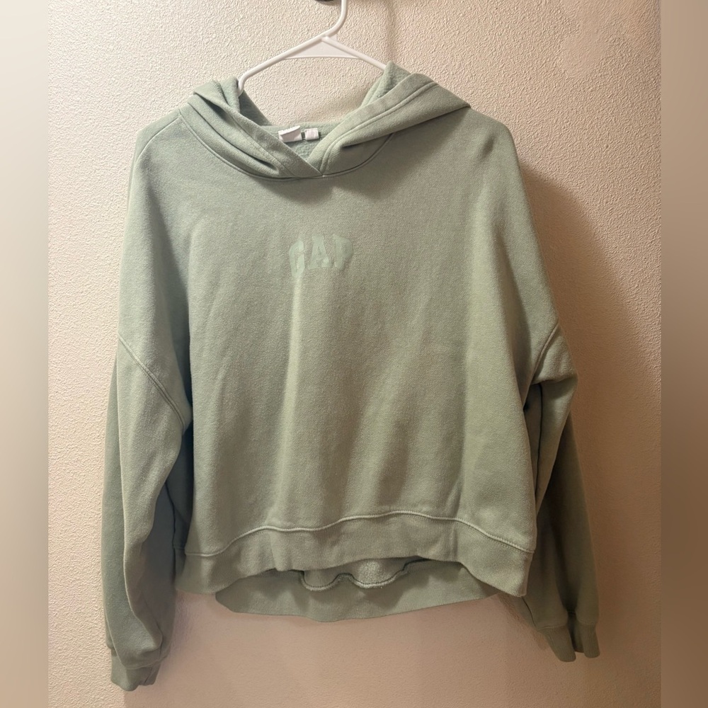 GAP Women's Sage Green Hoodie